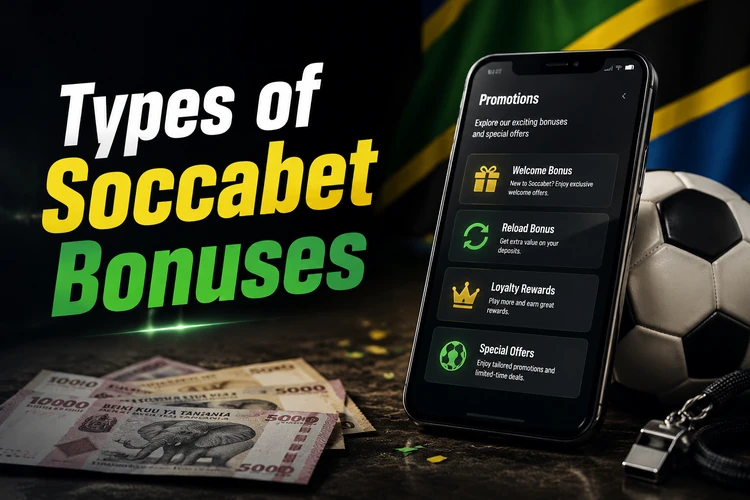 Types of Soccabet Bonuses